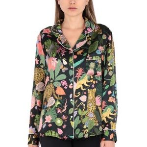 Karen Mabon Rainforest Silk Pajama top NWT